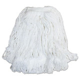 Pro Loop Web/tailband Wet Mop Head, Rayon, 24oz, White Pro Loop Web/tailband Wet Mop Head, Rayon, 24oz, White
