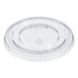 Non-vented Cup Lids, Fits 12 Oz Cups, Clear, 2500/carton
