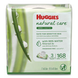 Natural Care Baby Wipes, Unscented, White, 56/pack, 3-pack/box
