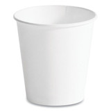 Single Wall Hot Cups, 10 Oz, White, 1,000/carton