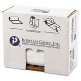 Low-density Commercial Can Liners, 56 Gal, 0.8 Mil, 43" X 47", White, 100/carton