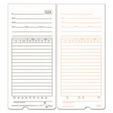 Time Card For Atr480 Totalizing Electronic Time Clock, 7 1/2 X 3.35, 50 Per Pack