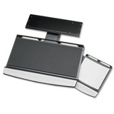 Office Suites Adjustable Keyboard Manager, 21.25w X 10d, Black/silver