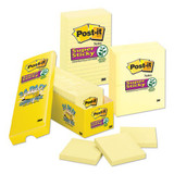 Canary Yellow Note Pads, 1 7/8 X 1 7/8, 90-sheet, 10/pack