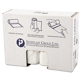 High-density Interleaved Commercial Can Liners, 33 Gal, 16 Microns, 33" X 40", Clear, 250/carton