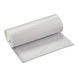 High-density Interleaved Commercial Can Liners, 60 Gal, 17 Microns, 38" X 60", Clear, 200/carton