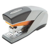Optima 25 Reduced Effort Compact Stapler, 25-sheet Capacity, Gray/orange