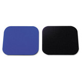 Polyester Mouse Pad, Nonskid Rubber Base, 9 X 8, Black