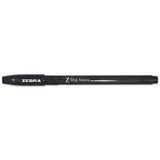 Z-grip Basics Lv Stick Ballpoint Pen, Medium 1mm, Black Ink/barrel, 30/pack