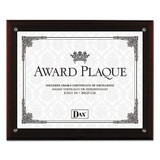 Award Plaque, Wood/acrylic Frame, Up To 8 1/2 X 11, Black