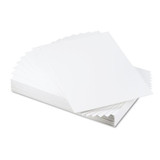 Cfc-free Polystyrene Foam Board, 20 X 30, White Surface And Core, 25/carton