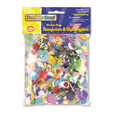 Sequins & Spangles Classroom Pack, Assorted Metallic Colors, 1 Lb/pack