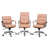 Alera Neratoli Low-back Slim Profile Chair, Supports Up To 275 Lbs., Black Seat/black Back, Chrome Base
