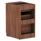 Alera Valencia Series Box/box/file Full Pedestal, 15.63w X 20.5d X 28.5h, Modern Walnut