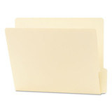 Heavyweight Manila End Tab Folders, 9" Front, 1/3-cut Tabs, Bottom Position, Letter Size, 100/box