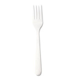 Wrapped Cutlery, 6" Teaspoon, Heavyweight, Polypropylene, White, 1,000/carton