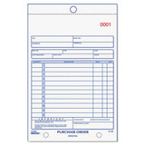 Purchase Order Book, 7 X 2 3/4, Two-part Carbonless, 400 Sets/book