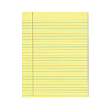 "the Legal Pad" Glue Top Pads, Wide/legal Rule, 8.5 X 11, Canary, 50 Sheets, 12/pack