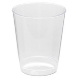 Comet Plastic Tumbler, 8 Oz., Clear, Tall, 25/pack
