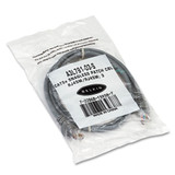 Cat5e Snagless Patch Cable, Rj45 Connectors, 3 Ft., Gray