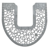 Commode Mat 2.0, Rubber, 22.88 X 22, Gray/white, 6/carton