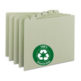 100% Recycled Daily Top Tab File Guide Set, 1/5-cut Top Tab, 1 To 31, 8.5 X 14, Green, 31/set