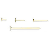 Brass Prong Paper Fasteners, #4, 1" Capacity, Brass, 100/box