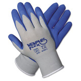 Memphis Flex Seamless Nylon Knit Gloves, Small, Blue/gray, Dozen