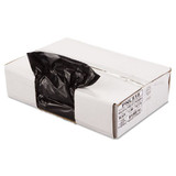 Linear Low Density Can Liners, 56 Gal, 1.6 Mil, 43" X 47", Black, 100/carton