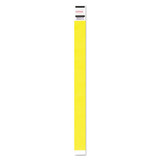 Crowd Management Wristband, Sequential Numbers, 9 3/4 X 3/4, Neon Yellow,500/pk