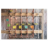 Water-resistant Self-stick Notes, Orange, 3" X 3", 45 Sheets, 3/pack