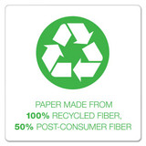 Earthwise By 100% Recycled Single Subject Notebooks, Medium/college Rule, Randomly Assorted Color Covers, 11 X 8.5, 80 Sheets