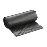 High-density Commercial Can Liners, 60 Gal, 22 Microns, 38" X 60", Black, 150/carton