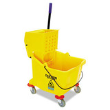 Side-press Bucket/wringer Combo, 8.75 Gal, Yellow