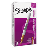 Metallic Fine Point Permanent Markers, Bullet Tip, Bronze