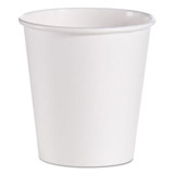 Single-sided Poly Paper Hot Cups, 10 Oz, White, 1000/carton