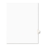 Preprinted Legal Exhibit Side Tab Index Dividers, Avery Style, 10-tab, 44, 11 X 8.5, White, 25/pack