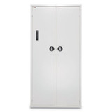 Medical Storage Cabinet With Electronic Lock, 36w X 15d X 72h, White