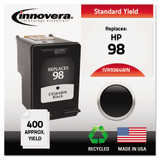 Remanufactured Black High-yield Ink, Replacement For Hp 98 (c9364a), 400 Page Yield