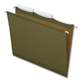 Ready-tab Reinforced Hanging File Folders, Letter Size, 1/3-cut Tab, Standard Green, 25/box