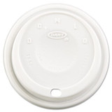 Cappuccino Dome Sipper Lids, Fits 12-24oz Cups, White, 1000/carton