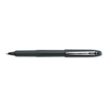 Grip Stick Roller Ball Pen, Micro 0.5mm, Black Ink/barrel, Dozen