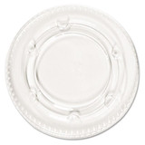 Crystal-clear Portion Cup Lids, Fits 1.5-2.5oz Cups, 2400/carton
