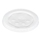 Polystyrene Cold Cup Lids, 16-24 Oz Cups, Translucent, 125/pack, 16 Packs/carton