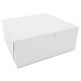 Bakery Boxes, White, Kraft, 10w X 10d X 4h