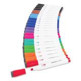 Chisel Tip Low-odor Dry-erase Markers With Erasers, Assorted Colors, 24/pack