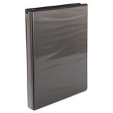 Speedy Spine Heavy-duty Time Saving Round Ring View Binder, 3 Rings, 1" Capacity, 11 X 8.5, Black