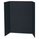 Spotlight Corrugated Presentation Display Boards, 48 X 36, Black, 24/carton