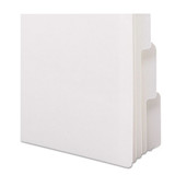 Three-ring Binder Index Divider, 5-tab, 11 X 8.5, White, 1 Set