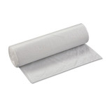 High-density Commercial Can Liners Value Pack, 60 Gal, 14 Microns, 43" X 46", Clear, 200/carton